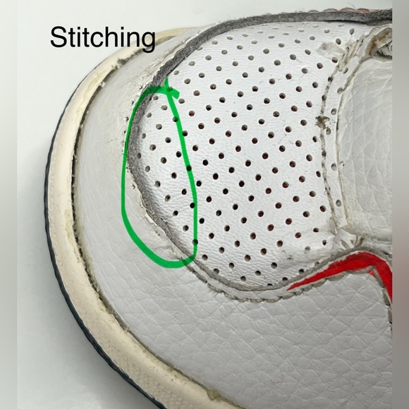 Air Jordan White Red Gray Baby Toddler Sneaker Shoes Size 7C - Picture 15 of 16